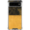 Black and Gold Split Marble Google Pixel 6 Clear Case